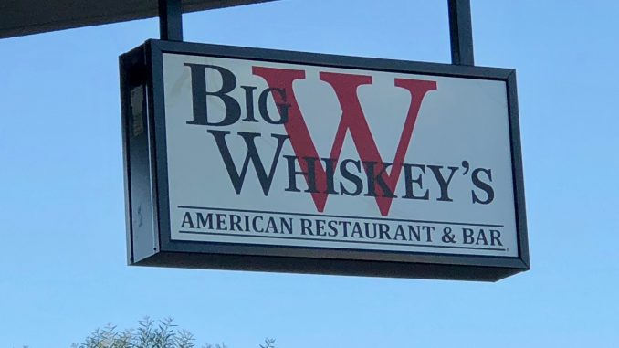 Big Whiskey sign