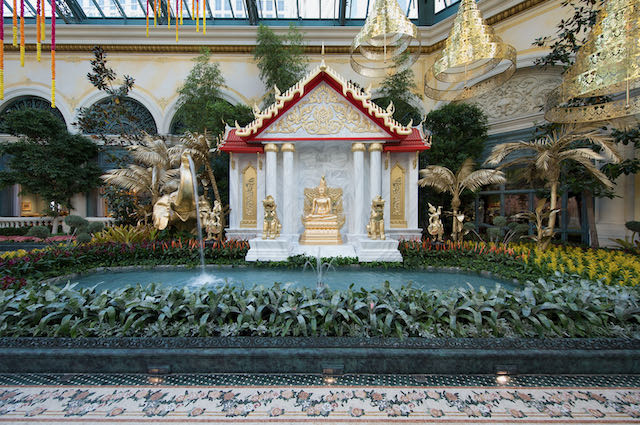 The Chinese New Year display at Bellagio's Conservatory and Botanical  Gardens. (Courtesy)