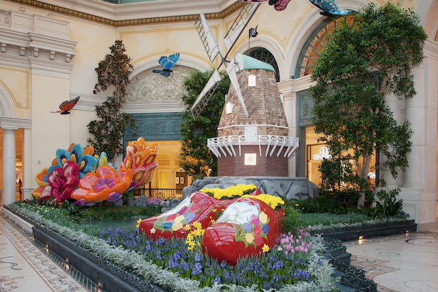 Winter display at the Bellagio Conservatory Botanical Gardens, Las Vegas