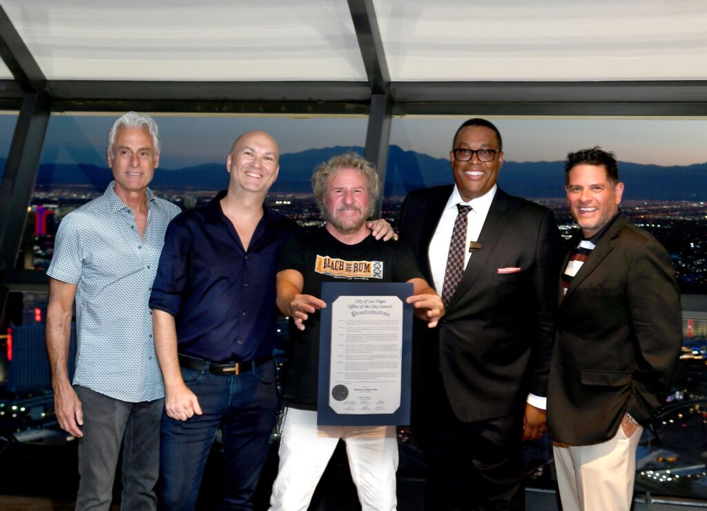 Sammy Hagar Announces Residency at The Strat Las Vegas — Takes Part in ...